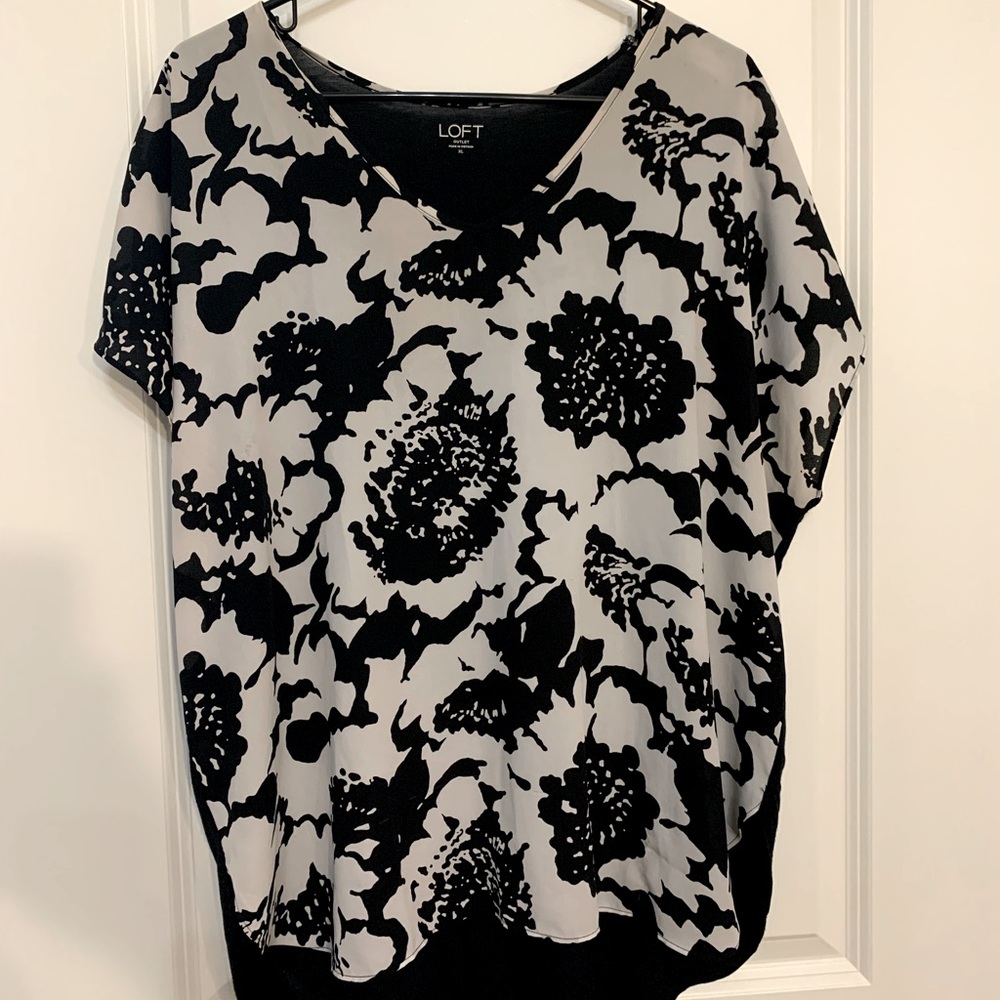 Loft Short Sleeve Blouse